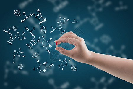 医药dna分子结构图高清图片