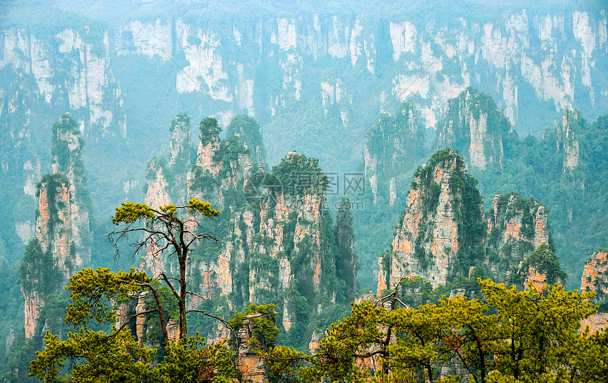 张家界山川美景图片