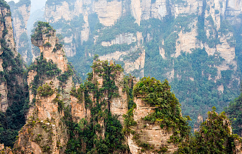 张家界峰林山林峰林高清图片