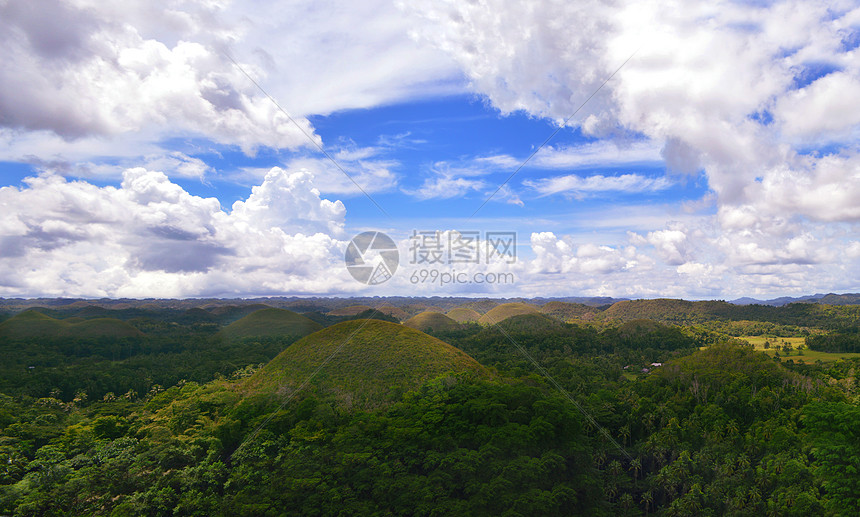 菲律宾薄荷岛巧克力山唯美风景图片