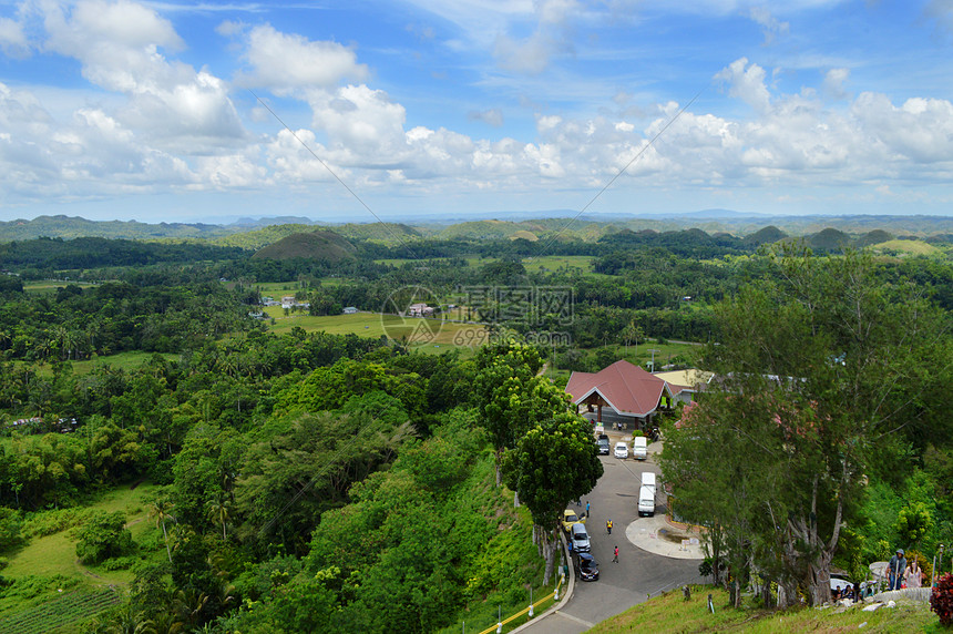 菲律宾薄荷岛热带雨林唯美照片椰林图片素材_