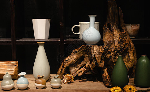 陶瓷瓶背景图片