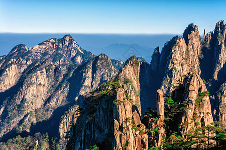 黄山风光景区峭壁高清图片