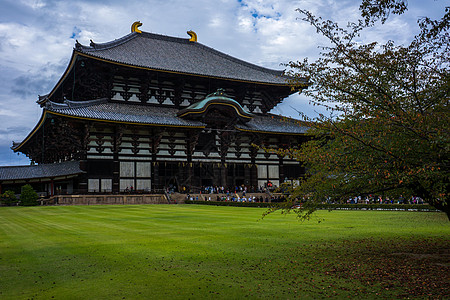 寺庙场景日本奈良东大寺背景