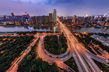 武汉城城市立交背景图片