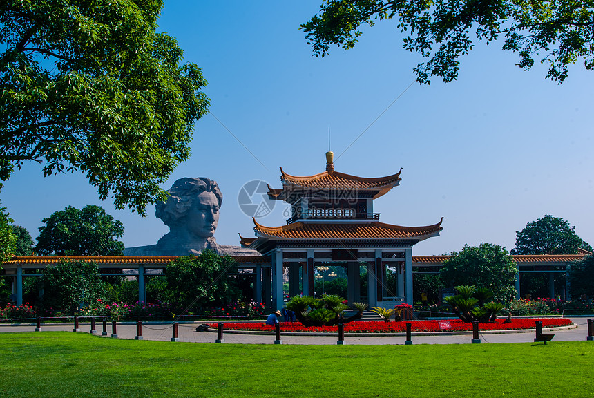 湖南长沙橘子洲头风景