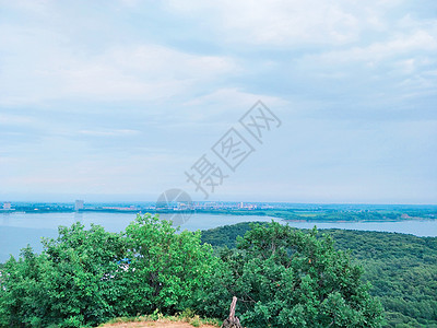 二龙山山顶风景图片