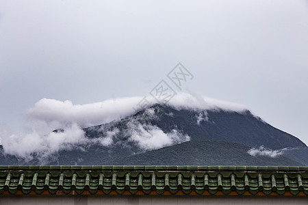 山雾云背景图片