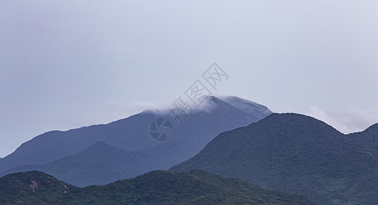 山雾云背景图片