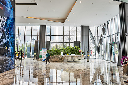 办公楼大厅背景图片