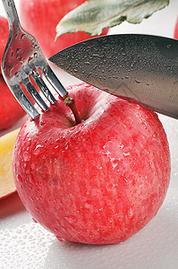 红苹果 富县苹果背景图片