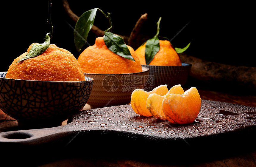 椪柑橘子新鲜水果图片