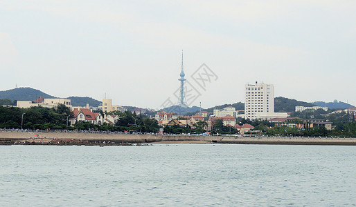 浴场青岛海景背景