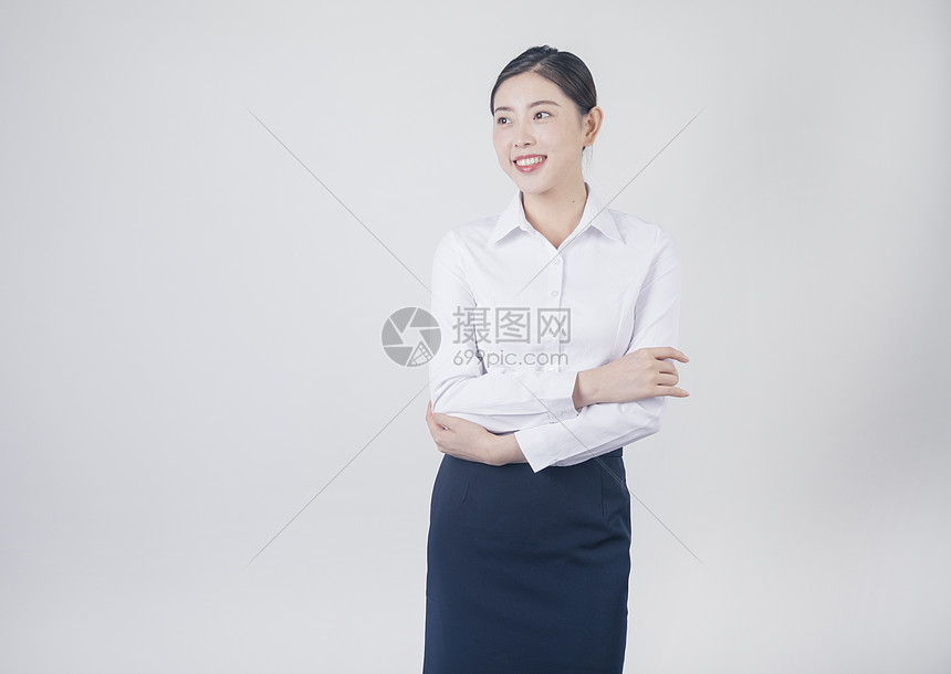 自信的职场女性图片