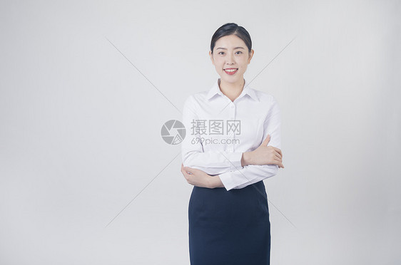 自信的职场女性图片