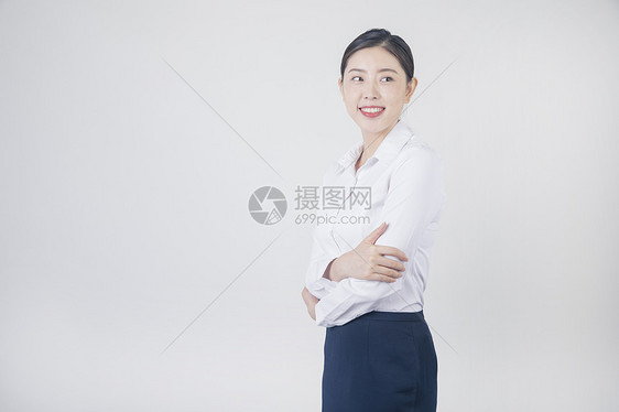 自信的职场女性图片