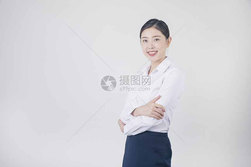 自信的职场女性图片