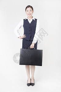 职场女性手提商务包背景图片