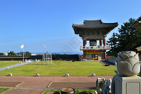 韩国济州岛名胜地标药泉寺图片