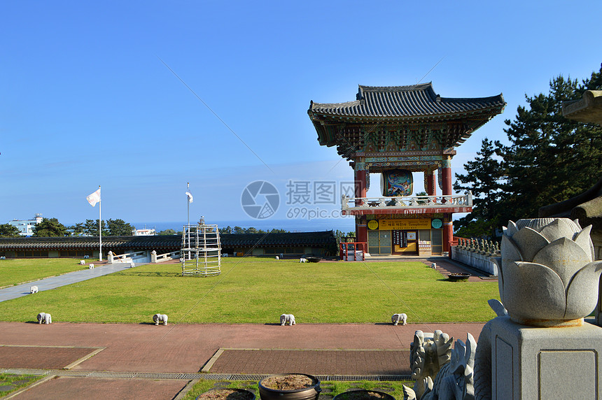 韩国济州岛名胜地标药泉寺图片