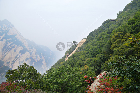 陕西西岳华山自然风光图片