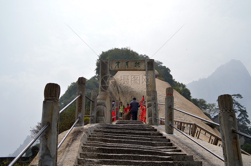 陕西西岳华山自然风光图片