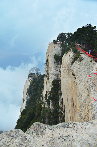 陕西西岳华山自然风光图片