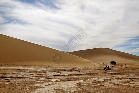 甘肃敦煌鸣沙山沙丘唯美风景照背景