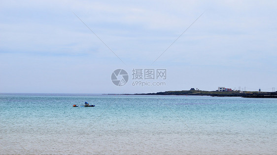 韩国济州岛牛岛海边大海唯美风景照图片