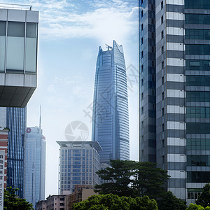 东莞中心广场城市建筑背景