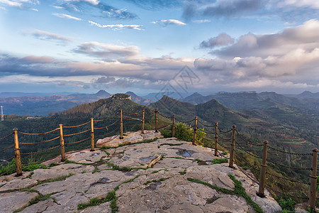 群山观景平台高清下载背景图片