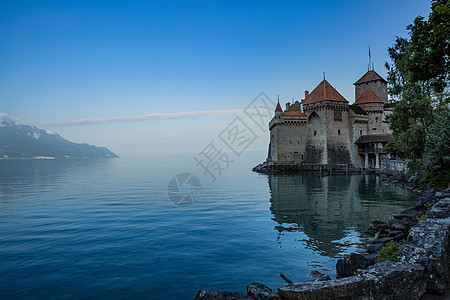 瑞士旅游 欧洲瑞士湖光山色高清图片