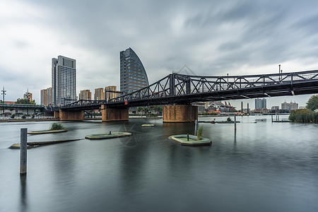 天津建筑素材天津金汤桥背景