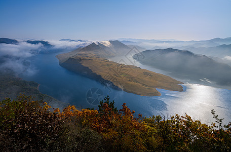 乾坤湾山水风光背景图背景