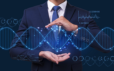 医疗科技生物科技线条背景高清图片