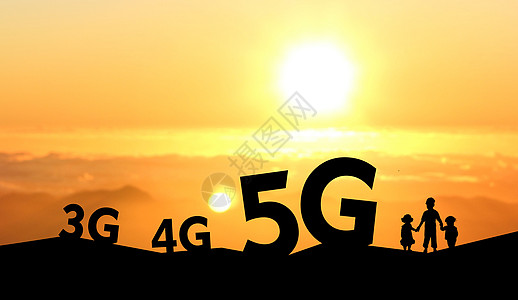 5G互联网夕阳3g高清图片