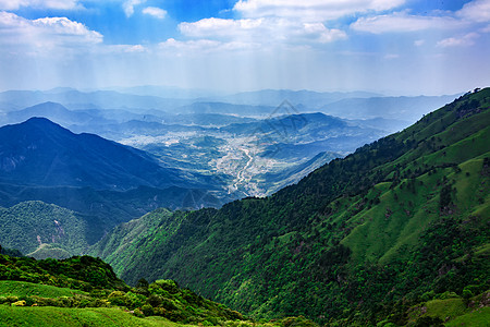 江西美景武功山美景背景