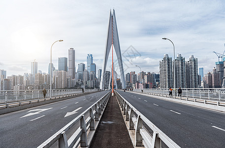 东水门大桥重庆道路交通与城市建筑背景