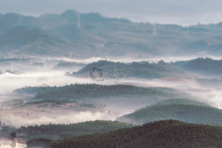 延安晨雾图片素材_免费下载_jpg图片格式_VR