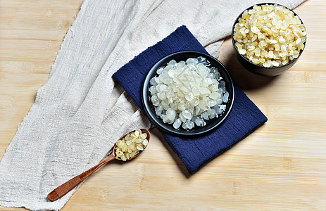 煲汤材料雪莲子皂角米背景