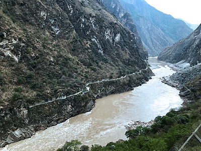 虎跳峡黄河支流高清图片