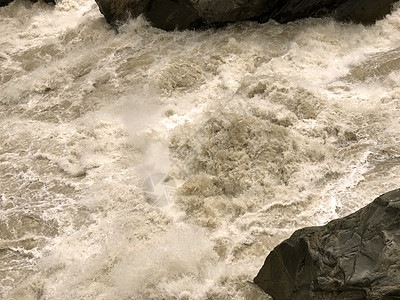 黄色水洪水背景