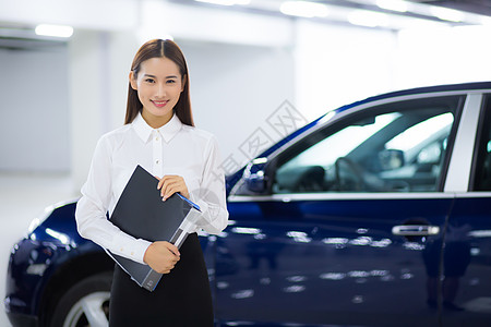 汽车销售商务女性高清图片