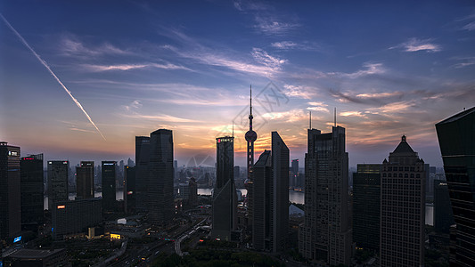 上海建筑夜景上海陆家嘴城市建筑风光背景