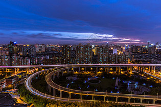 上海城市夜景图片