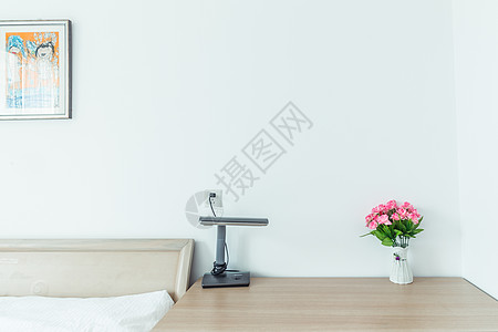 新中式家具卧室桌面留白背景