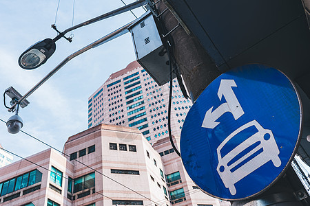 城市道路路牌图片