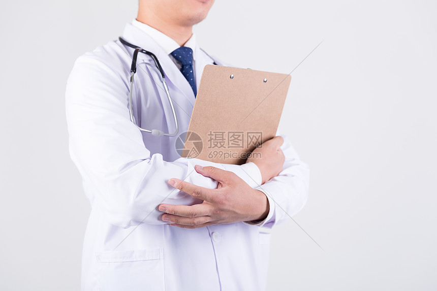 拿着病历夹的医生图片素材_免费下载_jpg图片