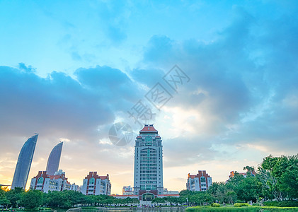 厦门芙蓉隧道厦门大学芙蓉湖背景