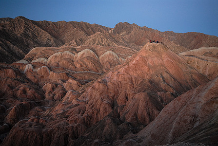 张掖七彩丹霞甘肃张掖地区丹霞地貌背景